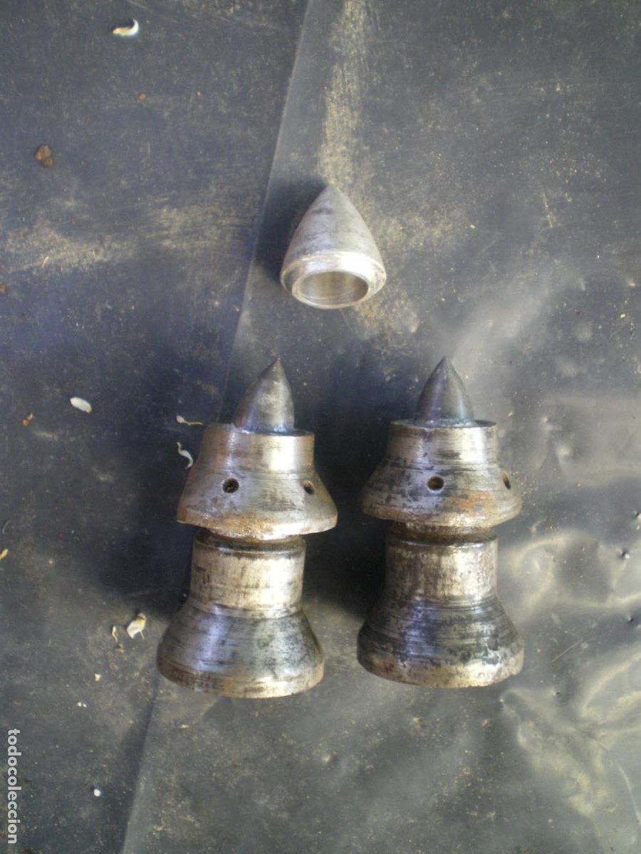Militaria: LOTE 2 PROYECTILES ALEMANES 28mm PANZERB&Uuml;CHSE 41, 1940, INERTES