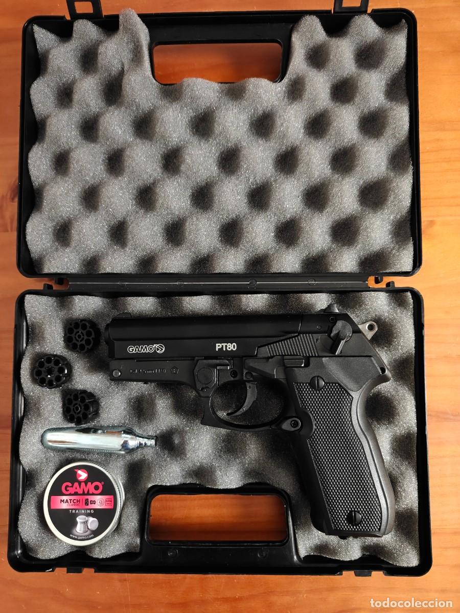Militaria: pistola Gamo Pt80 cal 4.5 (pellets/perdigones)