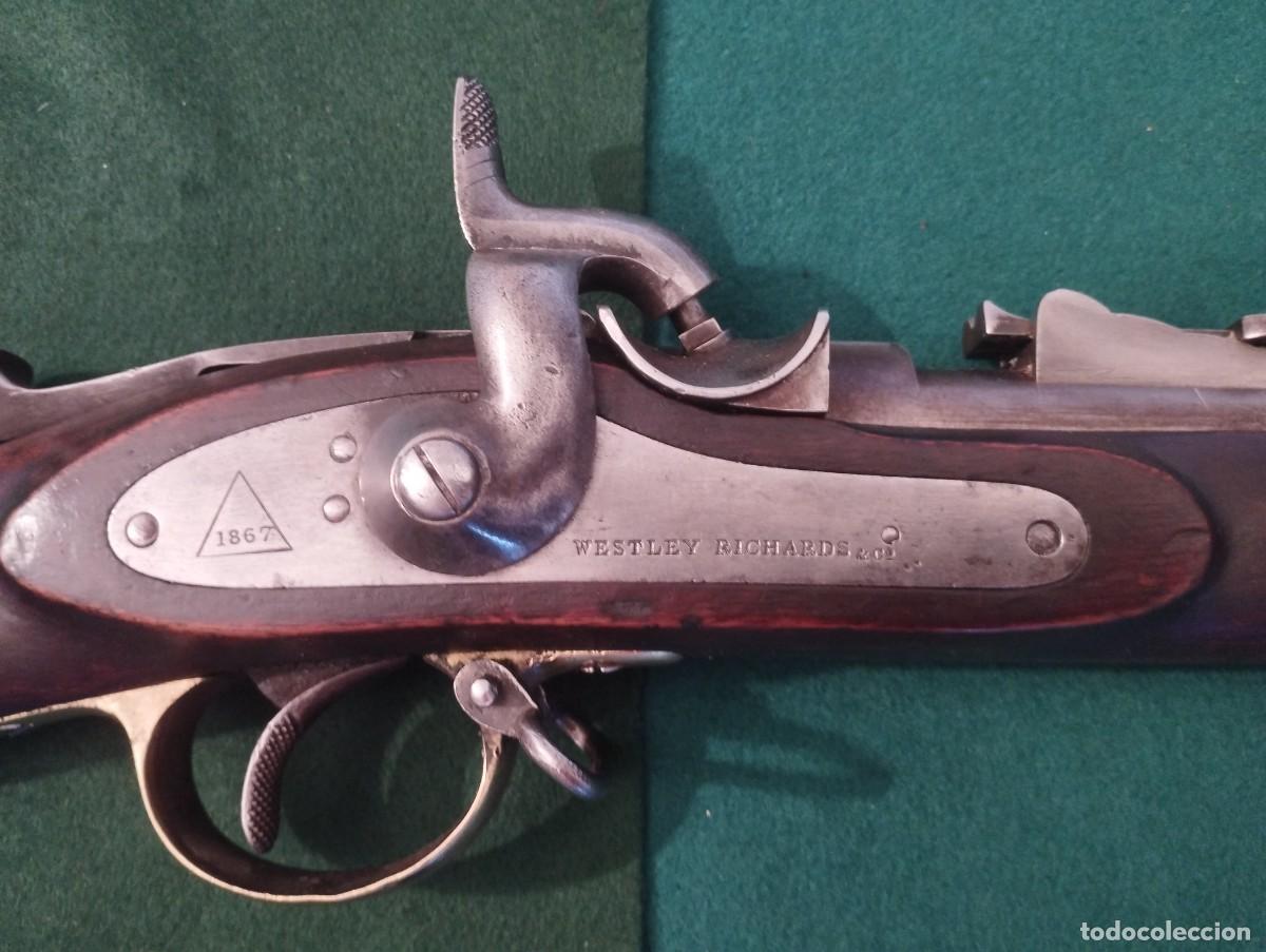 Militaria: Fusil brit&aacute;nico Westley Richards &rdquo;Monkey Tail &rdquo; de 11 mm, modelo 1867