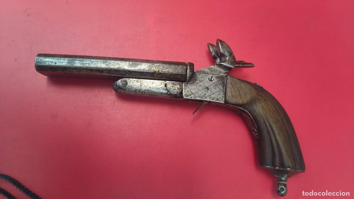 Militaria: Pistolet &agrave; silex 1800 collection d epoque