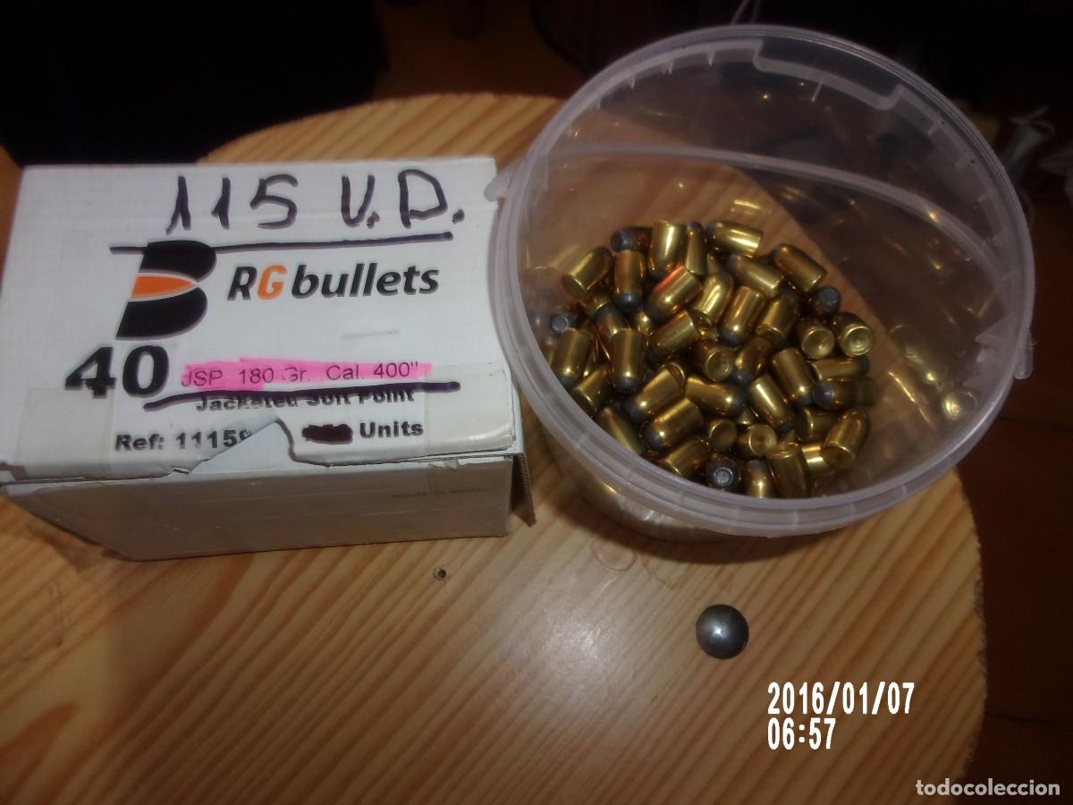 Militaria: VENDO BULLETS CAL 40 JSP 180 GR