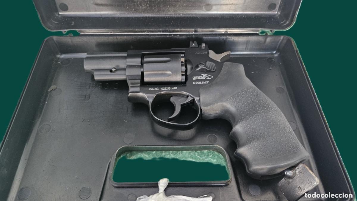 Militaria: Rev&oacute;lver de Perdigones Gamo MD-R 77