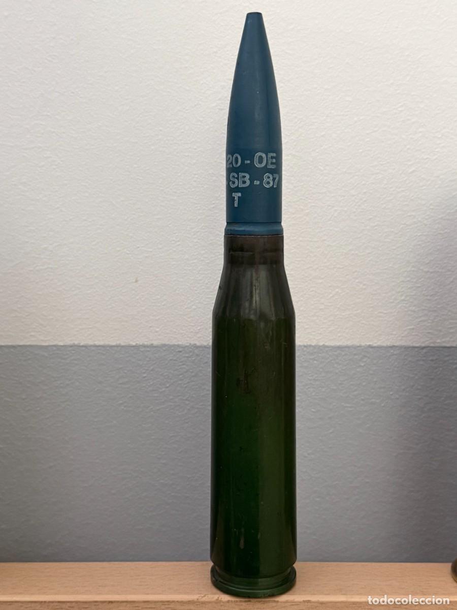 Militaria: 20x128 AA Oerlikon TP-T Disparo de practica Inerte