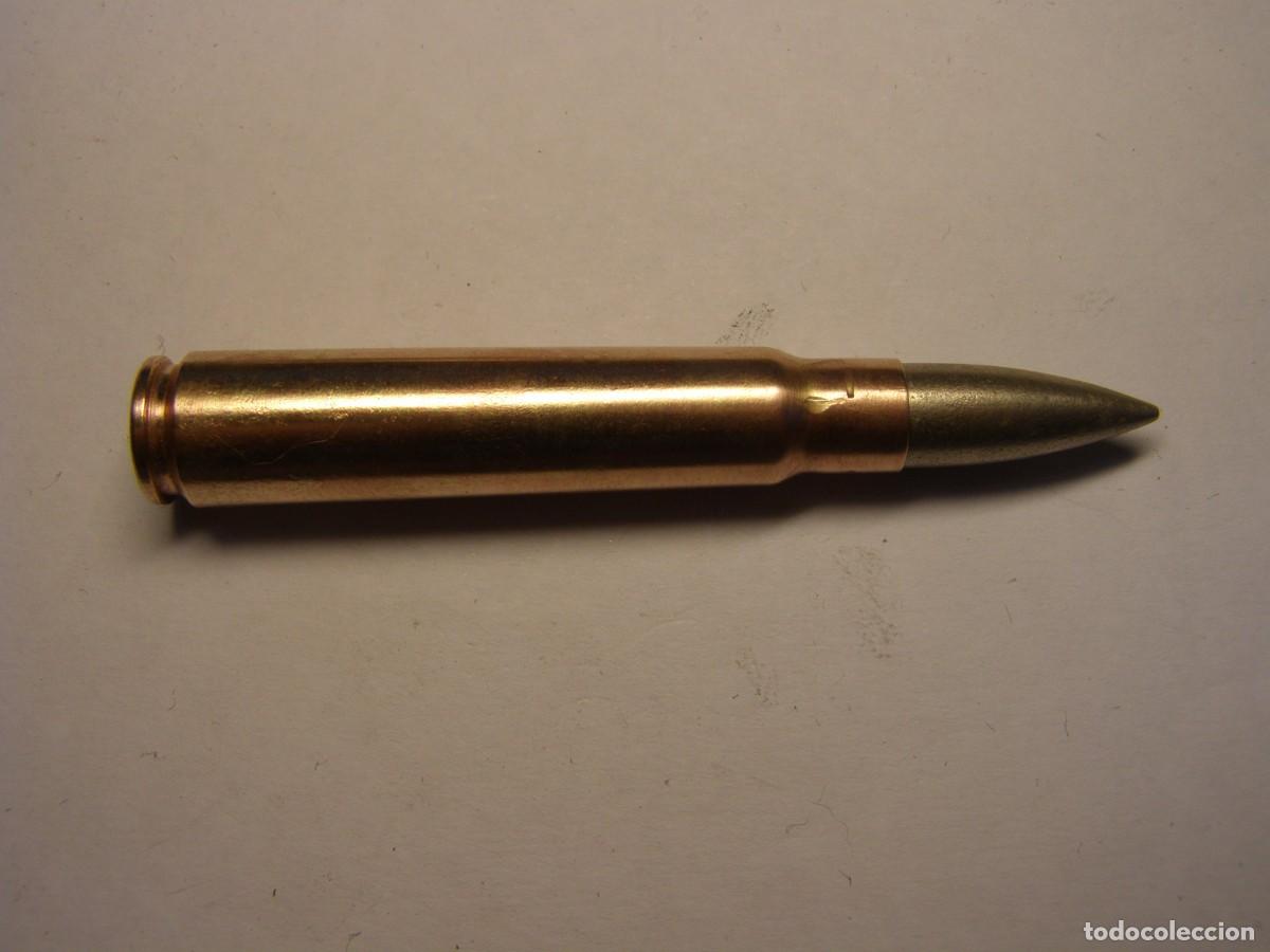 Militaria: Cartucho inerte, calibre 8 mm. Breda, Guerra Civil Espa&ntilde;ola. Marcaje SMI 935.