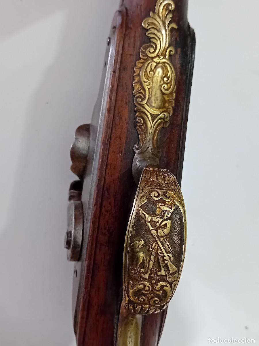 Militaria: antigua pistola de avancarga, del siglo XVIII , super bonita!
