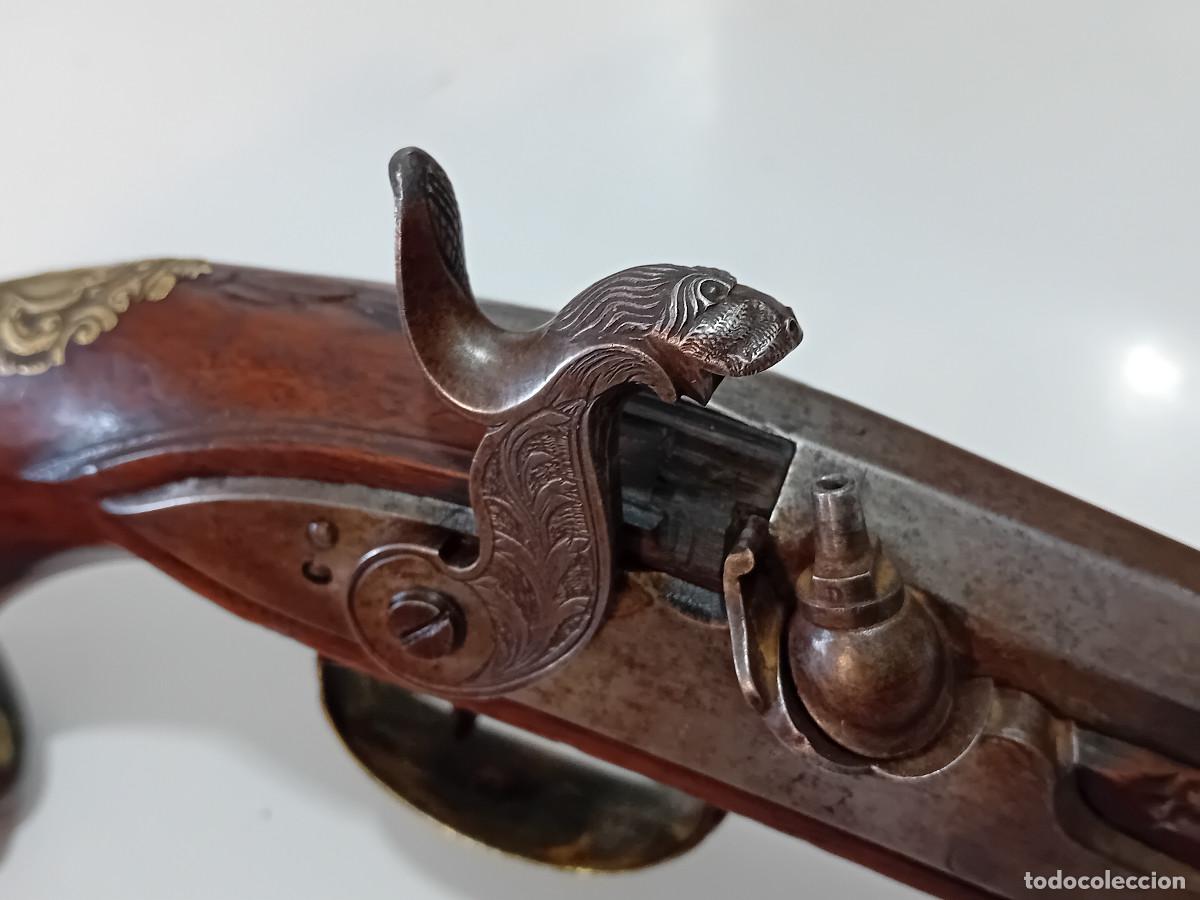 Militaria: antigua pistola de avancarga, del siglo XVIII , super bonita!