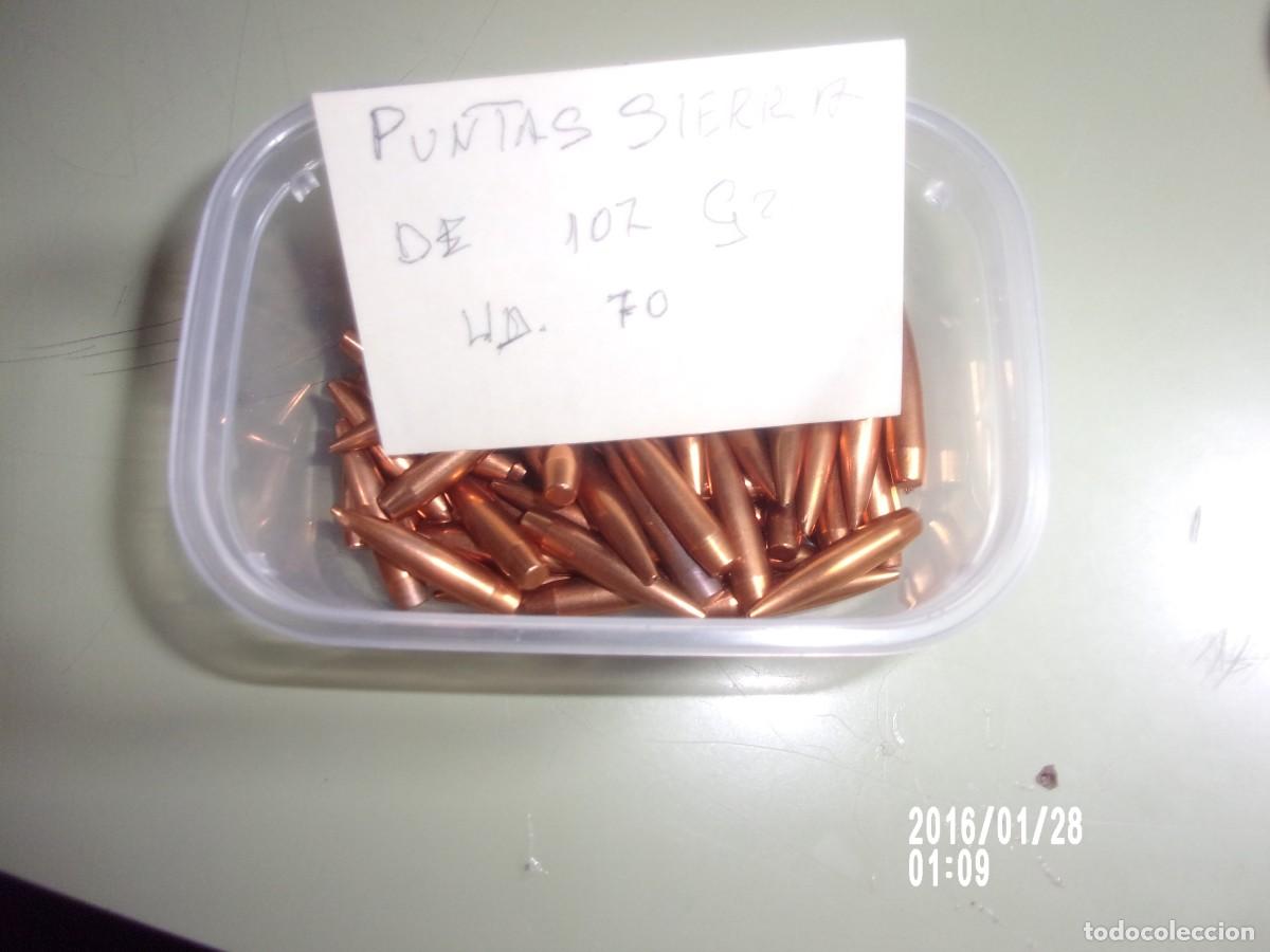 Militaria: PUNTAS DE 107 SIERRA MATX CL 243 6 M.M