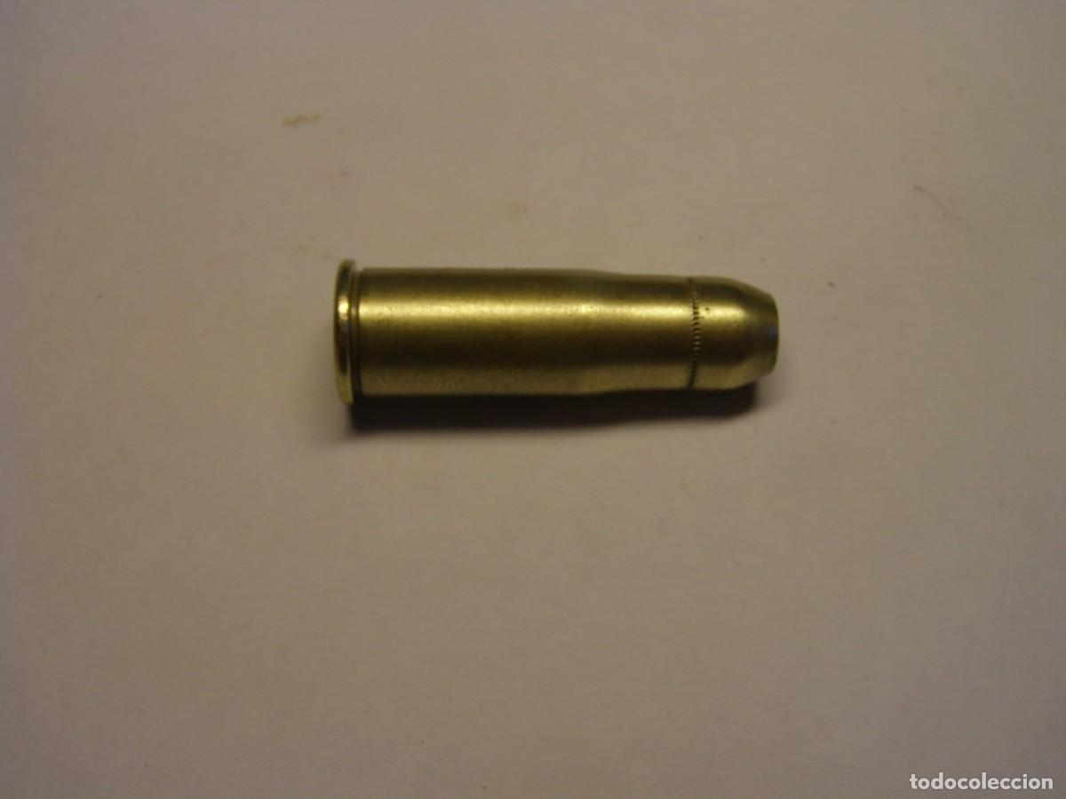Militaria: Cartucho INERTE de fogueo o salvas calibre 44-40 WIN.