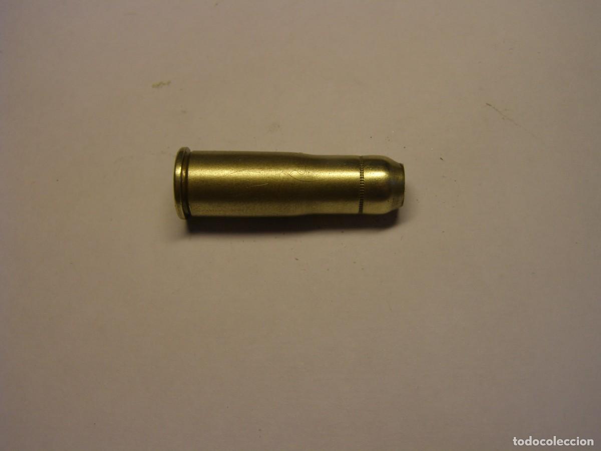 Militaria: Cartucho INERTE de fogueo o salvas calibre 44-40 WIN.