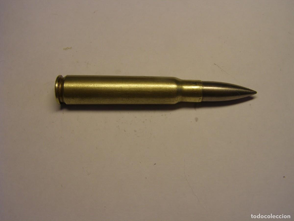 Militaria: Cartucho INERTE calibre 7.92 x 57 mm. Mauser, Guerra Civil Espa&ntilde;ola.