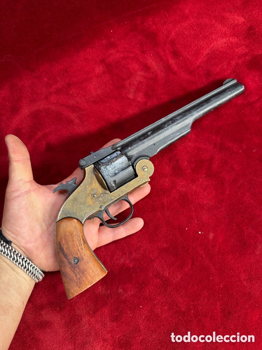 Military Antiques: Antigua replica,revolver Denix Schofield USA 1875