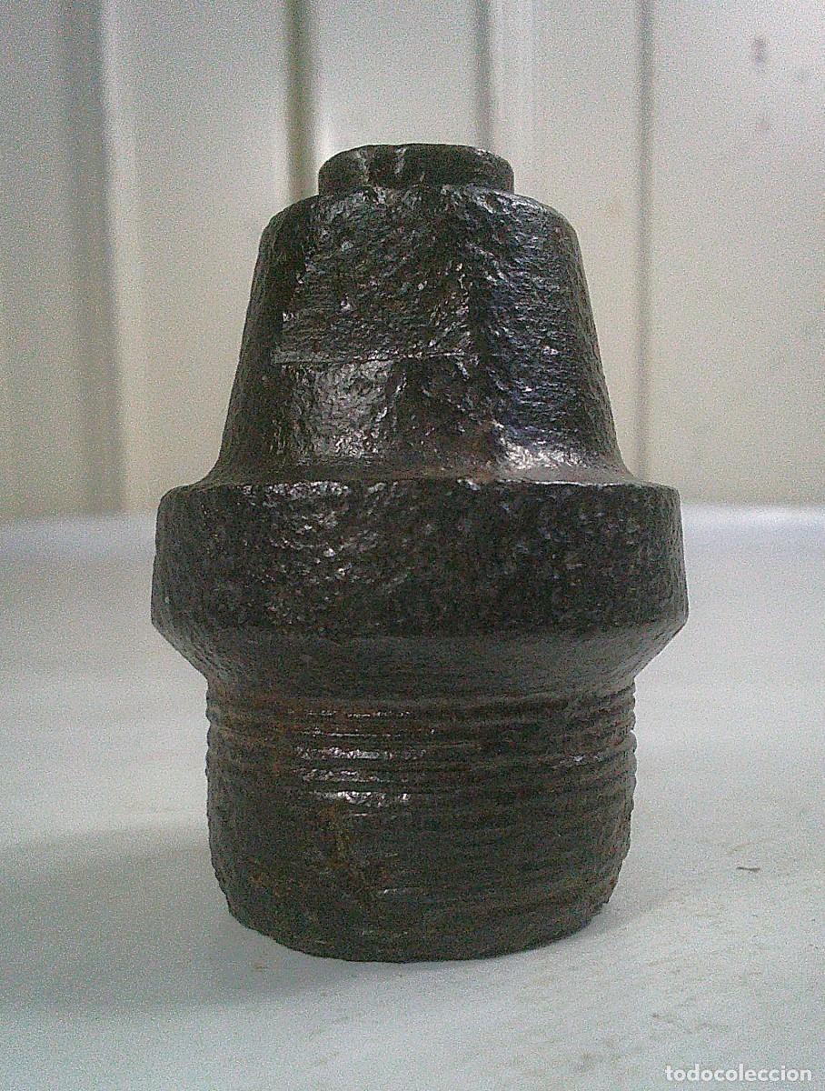 Militaria: ESPOLETA ALEMANA DE CULOTE BD.Z 5127 DEL PROYECTIL PERFORANTE DE 88 MM DEL TIGER I Y FLAK 18/36/37 4