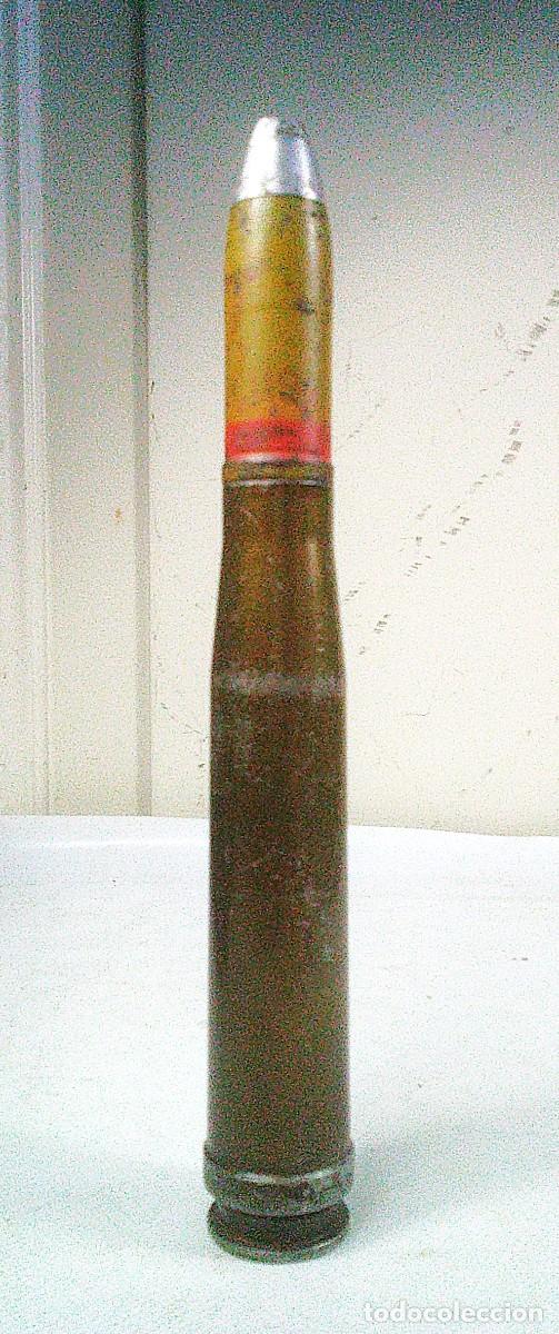 Militaria: CARTUCHO ALEMAN DE 20 MM ROMPEDOR DEL FLAK 30 Y 38 20X138 20 X 138 USADO EN LA 2&ordf; GM - 17