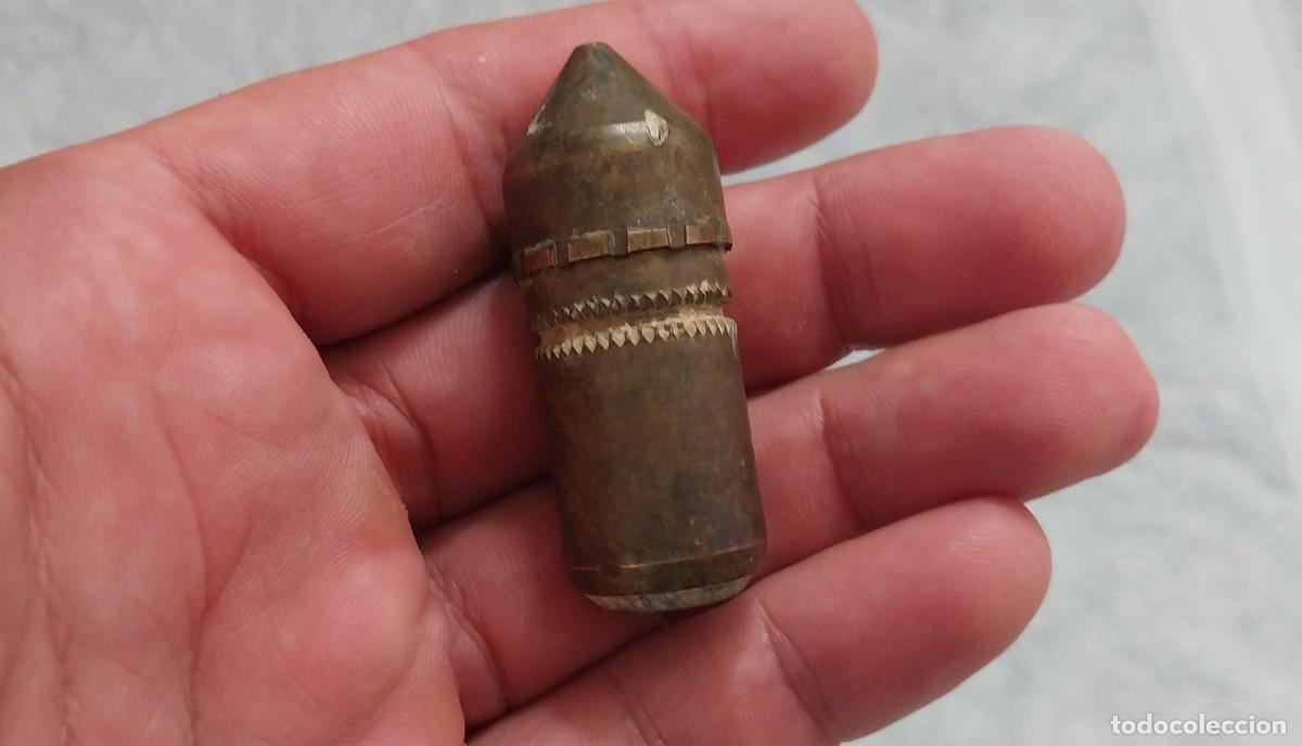 Militaria: PUNTA DE BALA CALIBRE GRANDE MUY RARA MIRAR RRR