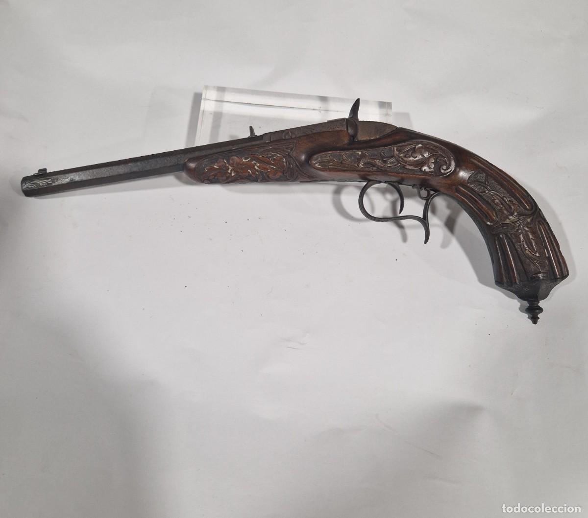 Militaria: Pistola, siglo XIX. Francia.