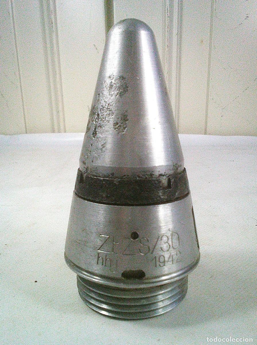Militaria: ESPOLETA ALEMANA A TIEMPOS EN ALUMINIO ZEIT Z&Uuml;NDER S/30 (ZT Z S/30) USADA EN LA 2&ordf; GM - FLAK - 12