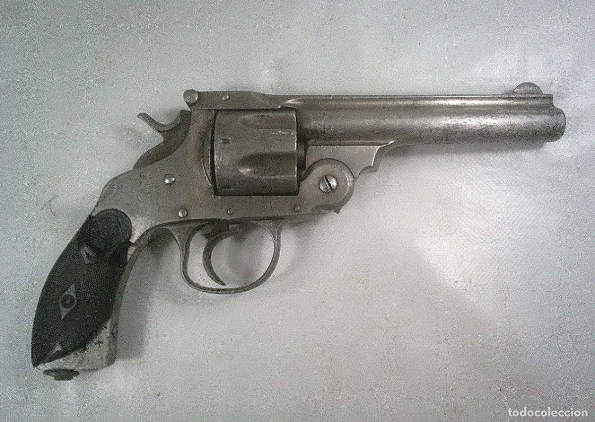 Militaria: REVOLVER GARATE ANITUA MODELO 1915 CALIBRE 44 SW CERTIFICADO BOPE 2026