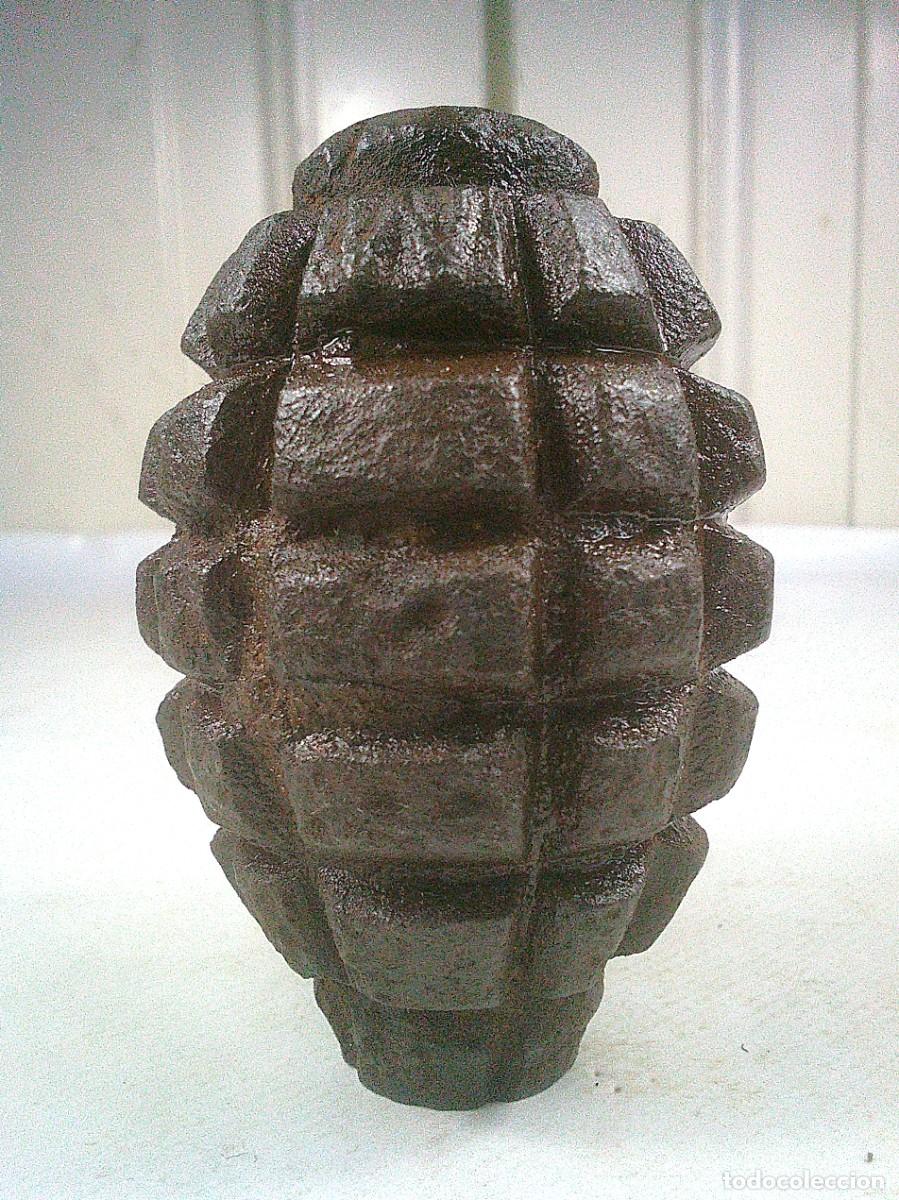 Militaria: CUERPO DE GRANADA DE MANO DEFENSIVA POLACA 31 USADA EN LA GUERRA CIVIL ESPA&Ntilde;OLA - OBRONNY WZ 33 - 1