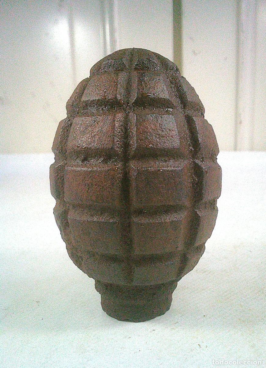Militaria: CUERPO DE GRANADA DE MANO DEFENSIVA CULIESTRELLA USADA EN LA GUERRA CIVIL ESPA&Ntilde;OLA - 2