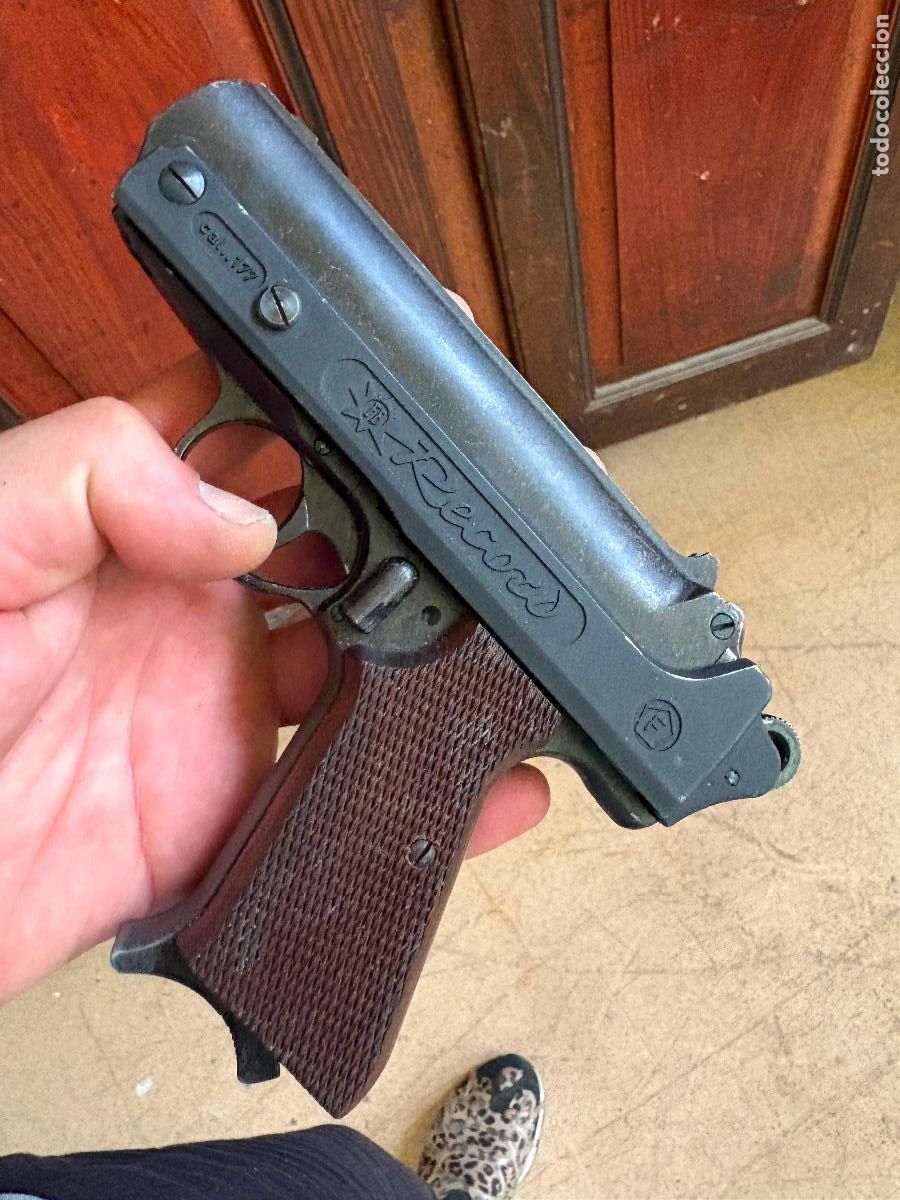 Militaria: Pistola de balines west germany rara carabina RECORD