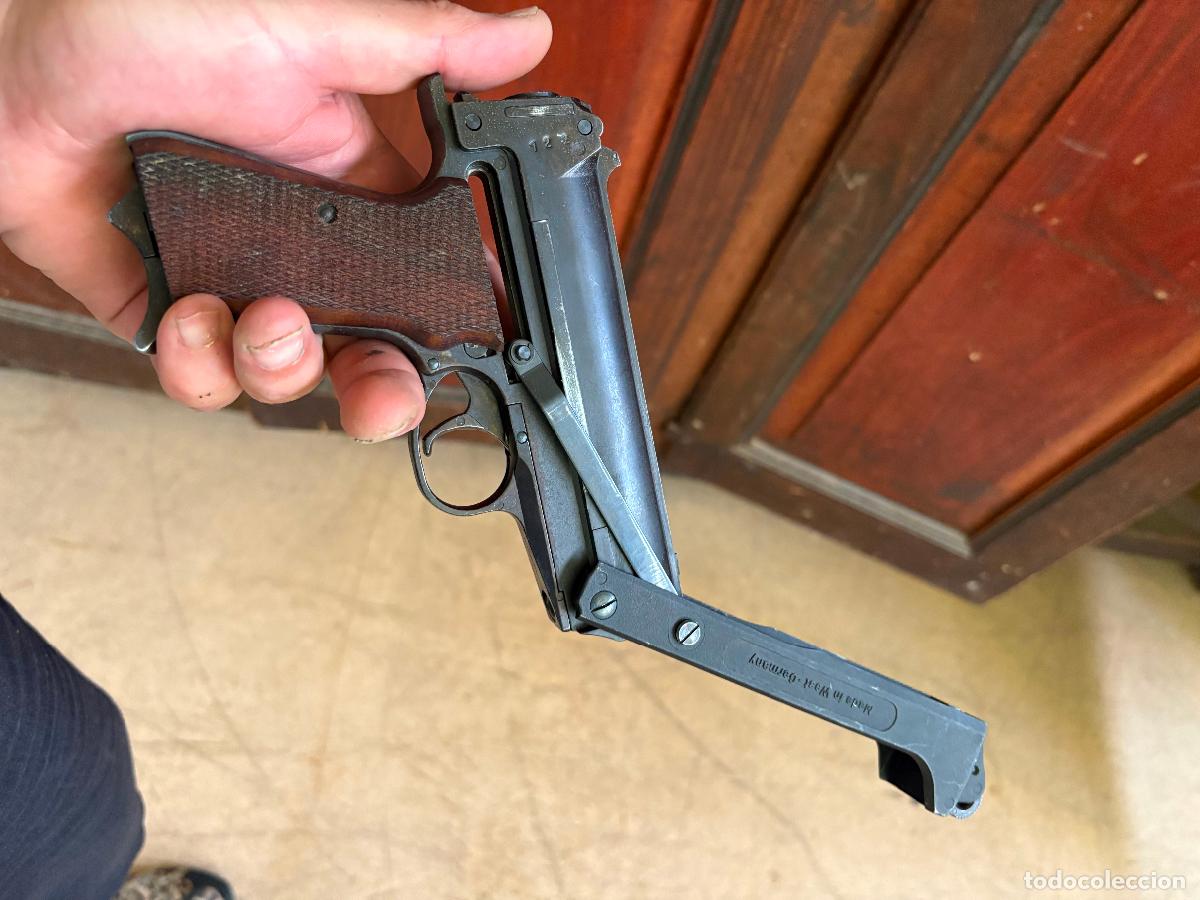Militaria: Pistola de balines west germany rara carabina RECORD