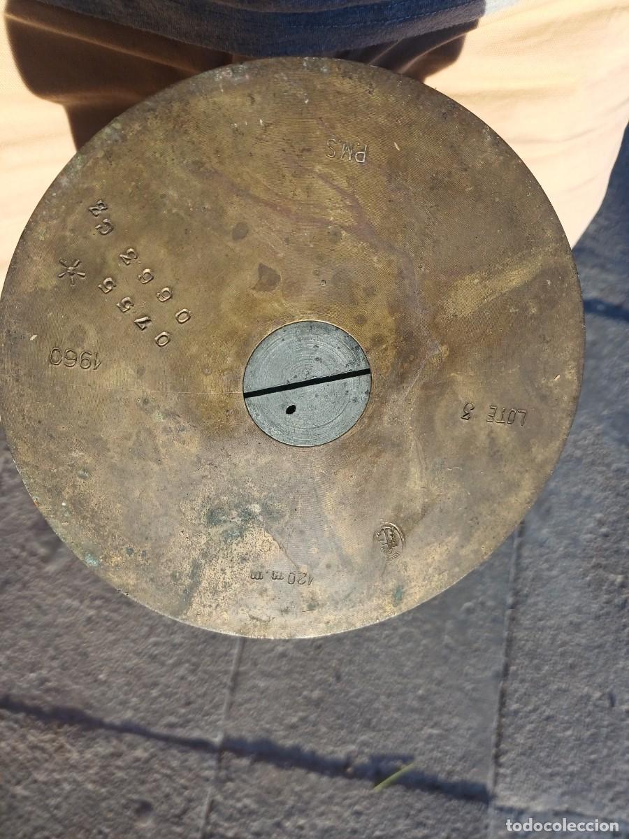 Militaria: Crucero Canarias, vaina ca&ntilde;on de 120 mm.