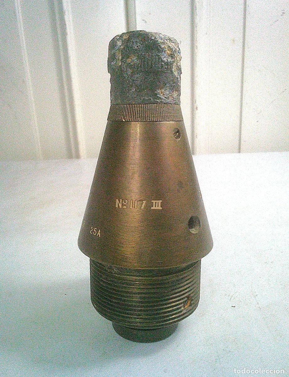 Militaria: ESPOLETA BRITANICA N&ordm; 117 MK. III PARA CA&Ntilde;ONES DE 12 A 25 LIBRAS USADA EN LA 2&ordf; GUERRA MUNDIAL