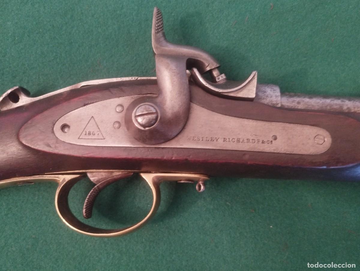 Militaria: Mosquet&oacute;n de ARTILLER&Iacute;A* brit&aacute;nico Westley Richards, &rdquo;Monkey Tail&rdquo; 11 mm m / 1867 118