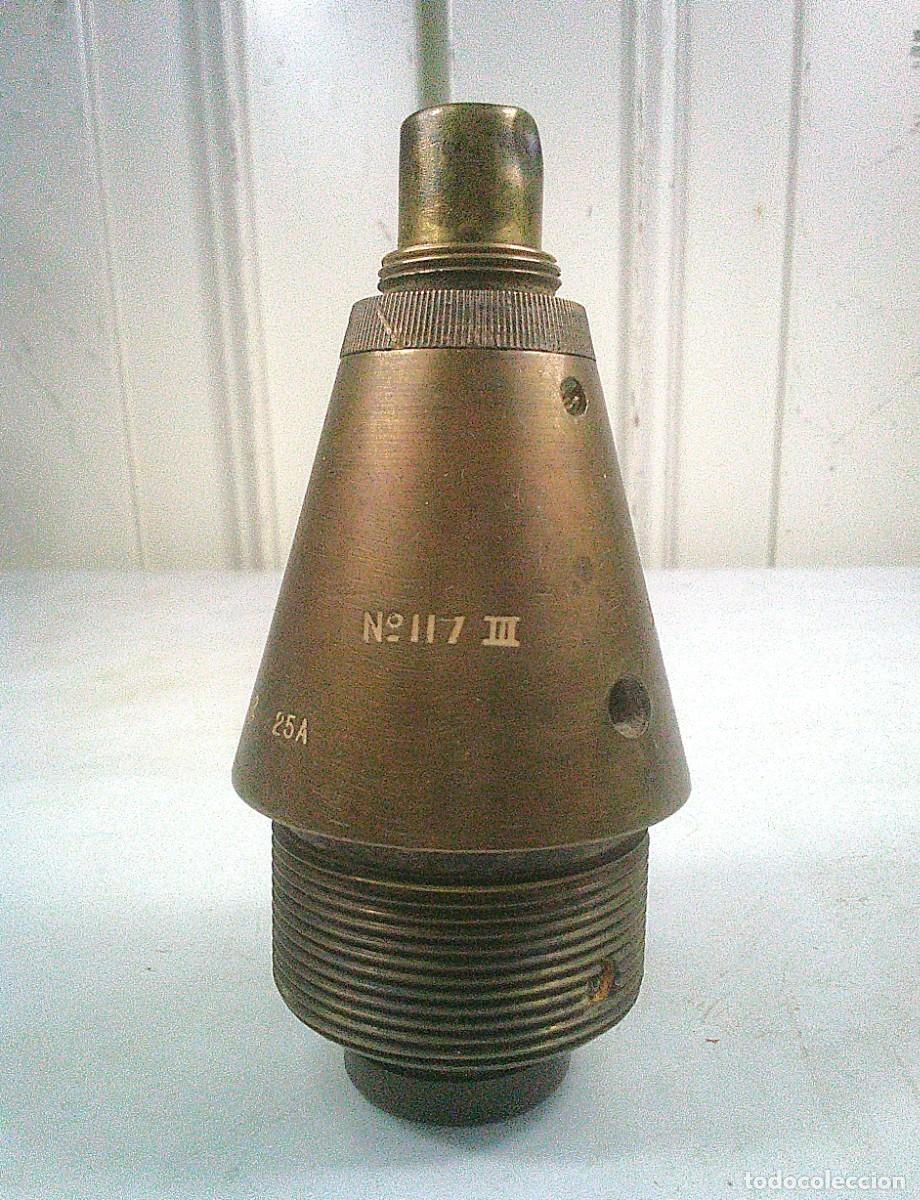 Militaria: ESPOLETA BRITANICA N&ordm; 117 MK. III PARA CA&Ntilde;ONES DE 12 A 25 LIBRAS USADA EN LA 2&ordf; GUERRA MUNDIAL