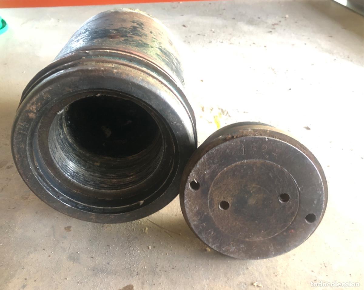 Militaria: PROYECTIL VICKERS DE 152,4/50. ROMPEDOR TIPO MARINA. Vac&iacute;o e Inerte - Foto 5