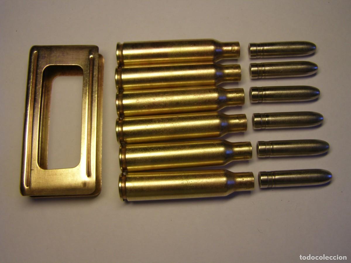 Militaria: PEINE CARTUCHOS INERTES 6.5 X 52 MM. CARCANO ITALIANO, GUERRA CIVIL ESPA&Ntilde;OLA.