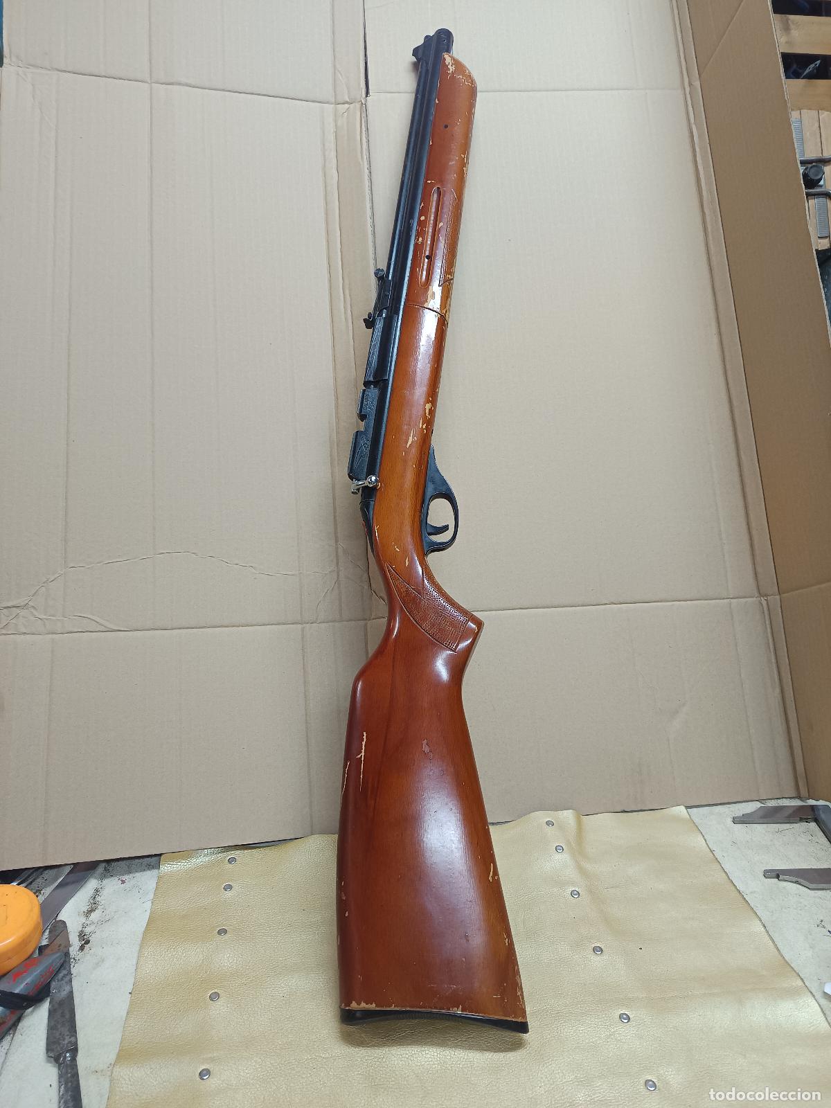 Militaria: CARABINA SETRA NEUMATICA CALIBRE 4.5, MOD. AS.1000, A&Ntilde;OS 60, BUEN ESTADO GENERAL