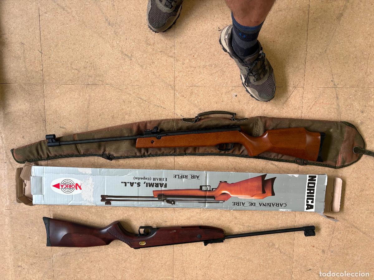 Militaria: 2 carabina norica Europa umarex krono balines nuevas o con muy poco uso