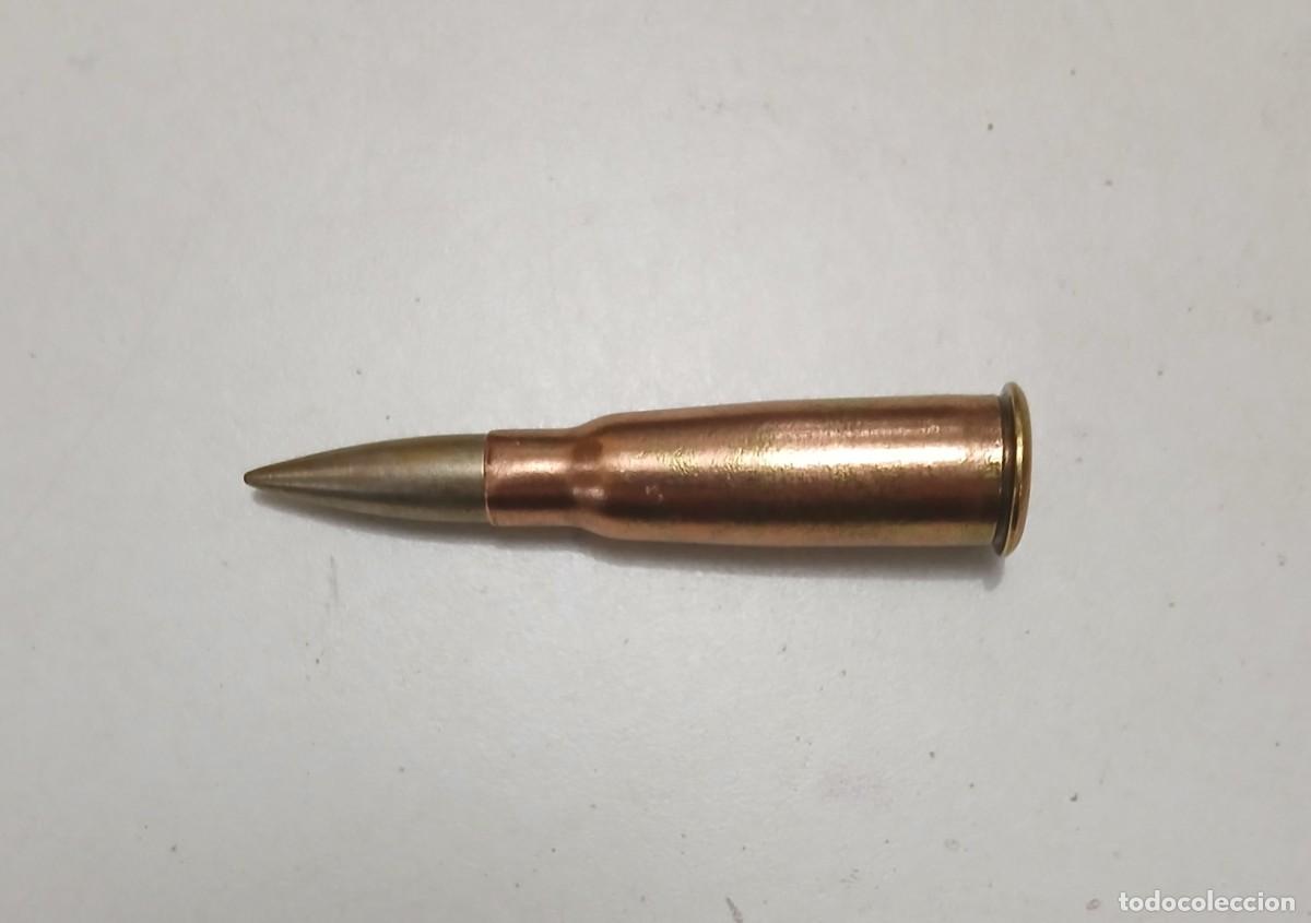 Militaria: marcaje: EEK E 1926 M. Cartucho griego INERTE y percutido 8 mm Lebel Guerra Civil.