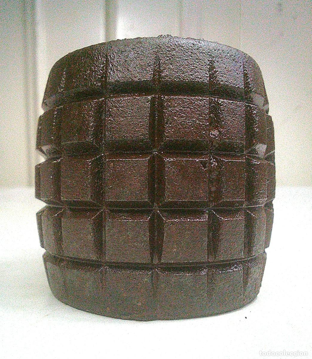 Militaria: CUERPO O VASO DE FRAMENTACION DESCONOCIDO DE GRANADA DE MANO USAD0 EN LA GUERRA CIVIL ESPA&Ntilde;OLA