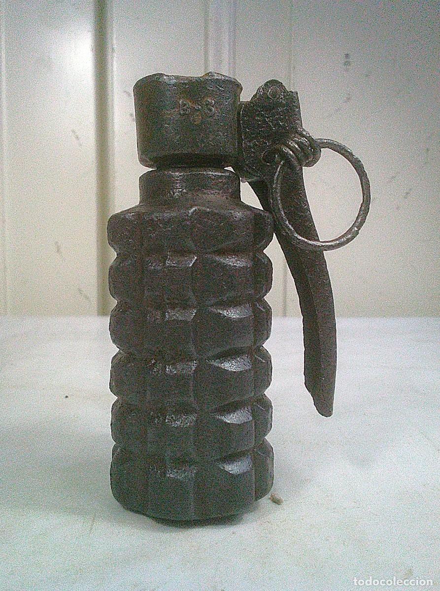 Militaria: GRANADA DE MANO UNIVERSAL MARCADA CNT USADA EN LA GUERRA CIVIL ESPA&Ntilde;OLA