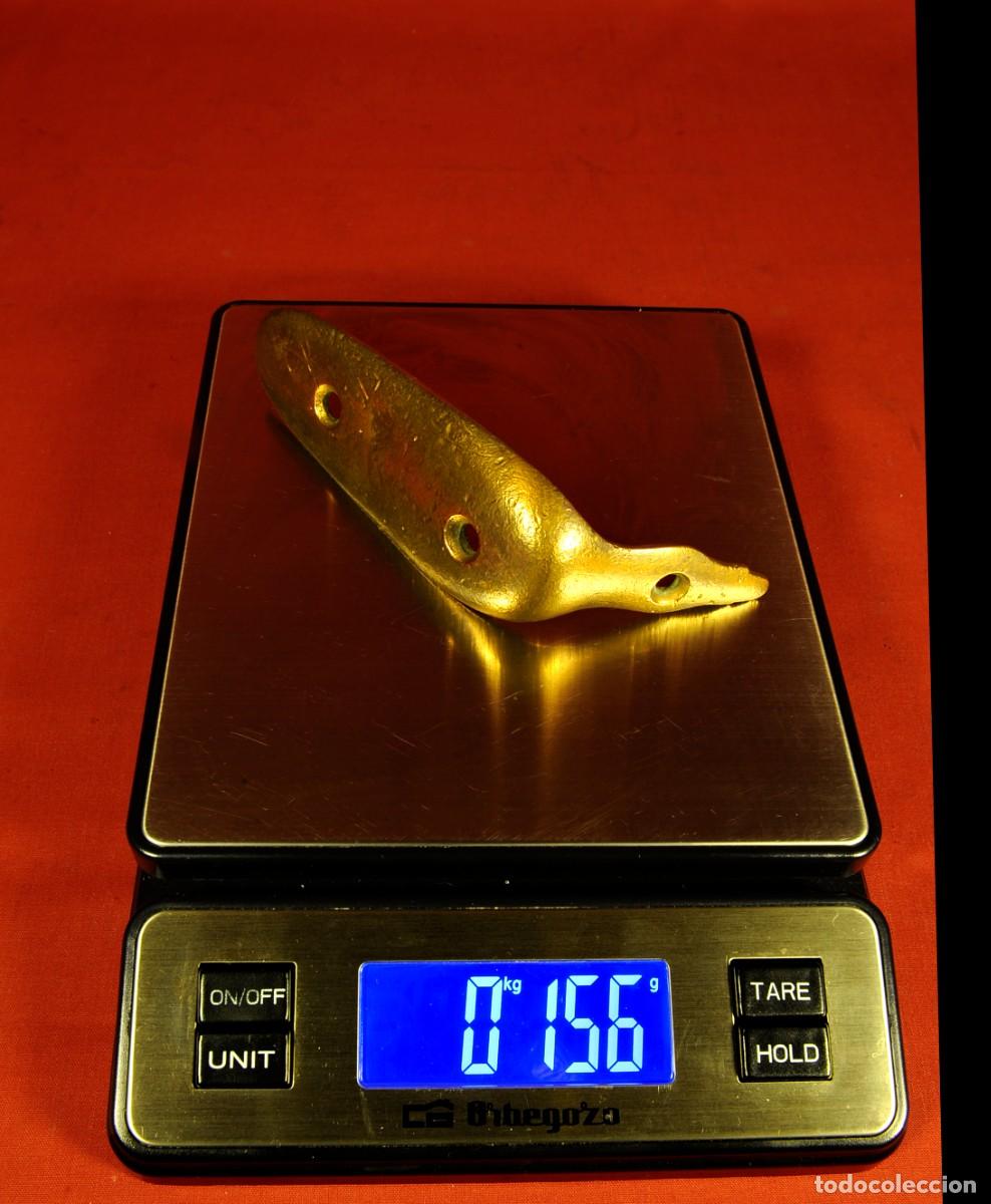 Militaria: Posible pieza de bronce para la culata del fusil de chispa Modelo 1828 del Bisabuelo.