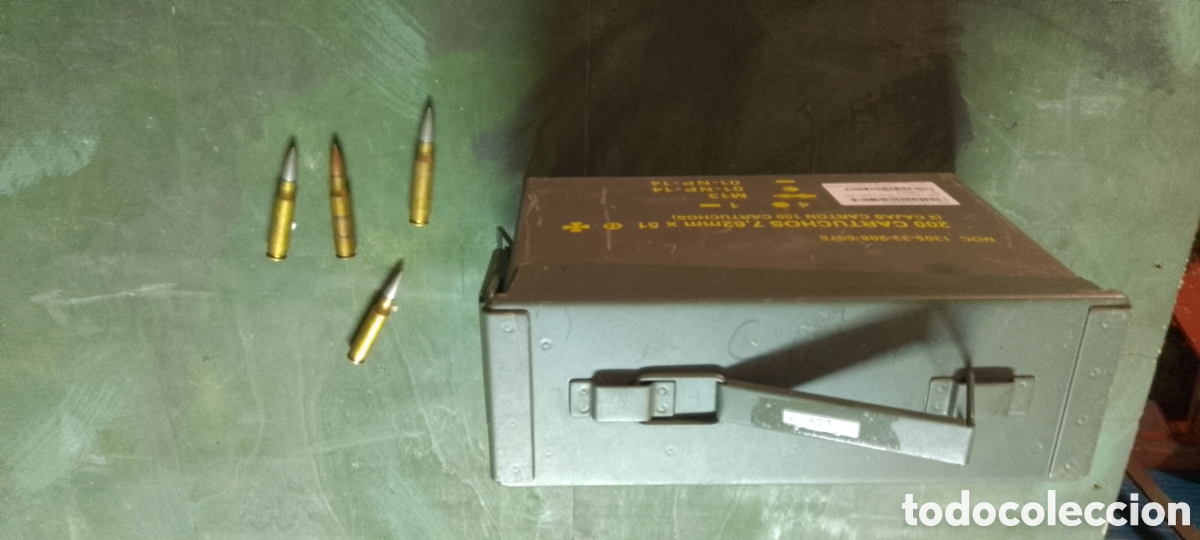 Militaria: Caja de municion 28x18x9 - Foto 3