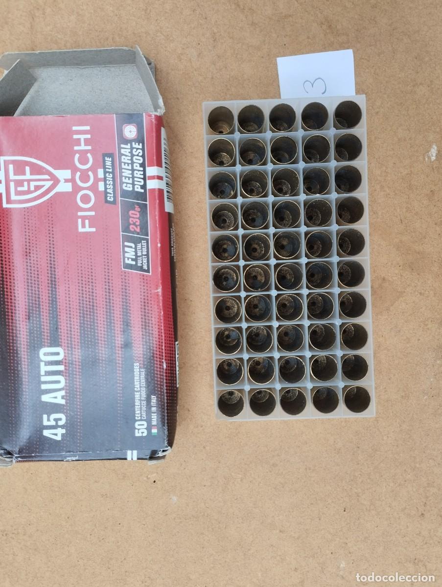 Militaria: vainas vacias 45 acp