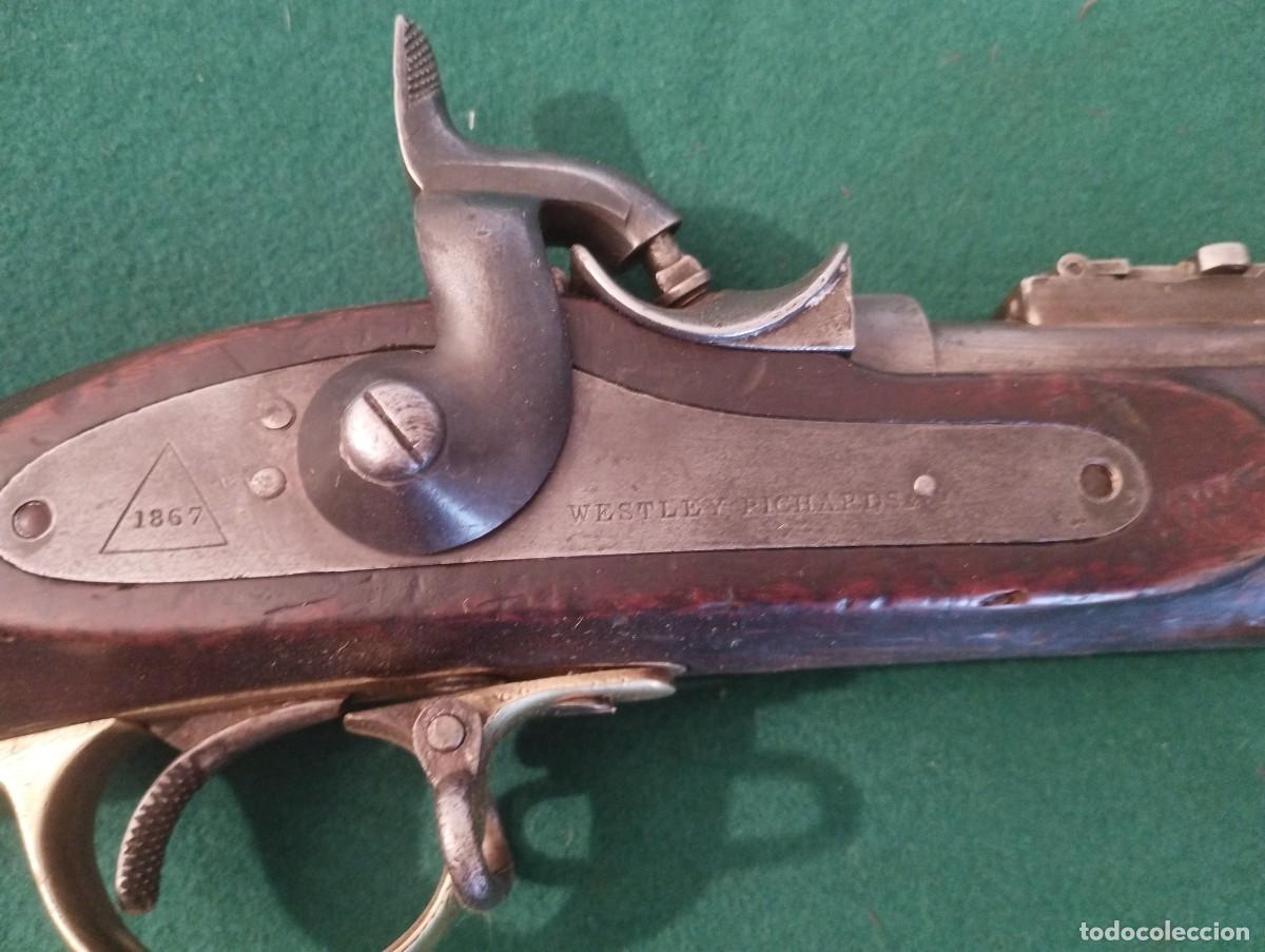 Militaria: Carabina brit&aacute;nica Westley Richards &rdquo;Monkey Tail &rdquo; de 11 mm (m/1867)