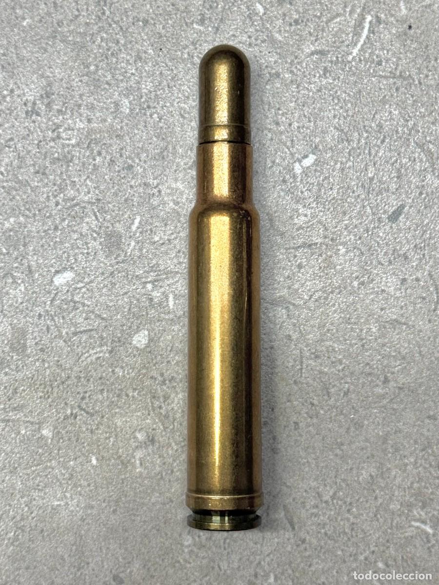 Militaria: Cartucho calibre .416 Weatherby munici&oacute;n deportiva para coleccion, inerte