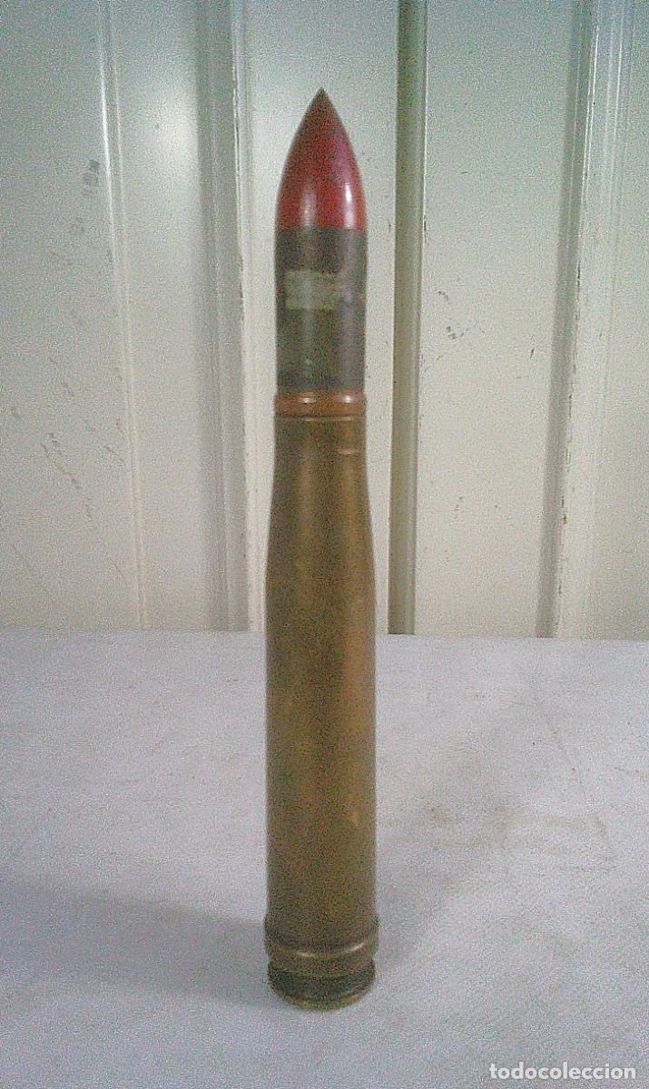 Militaria: CARTUCHO ITALIANO DE 20 MM PERFORANTE DEL CA&Ntilde;ON BREDA 20X138 USADO EN GUERRA CIVIL ESPA&Ntilde;OLA Y 2&ordf; GM