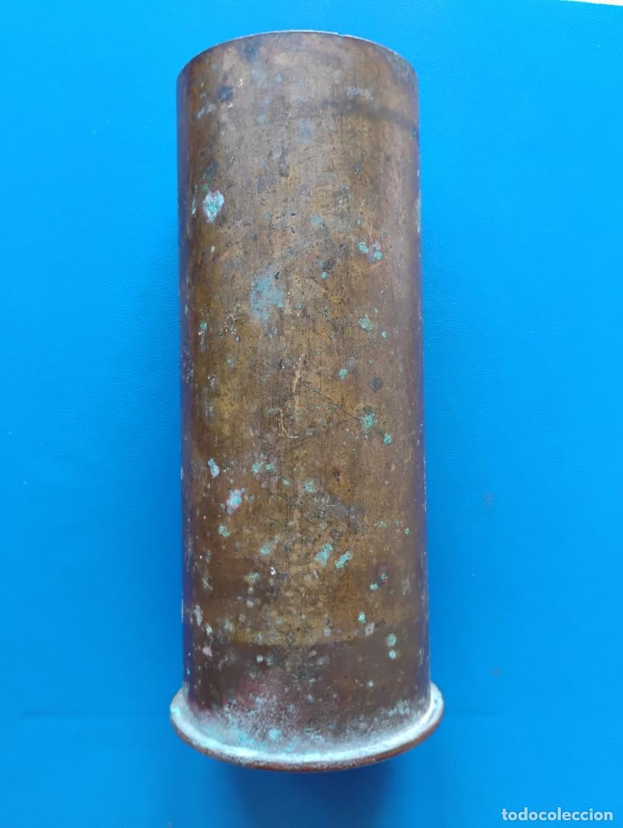 Militaria: ANTIGUA VAINA DEL OBUS 65/17 - 1937? - INERTE