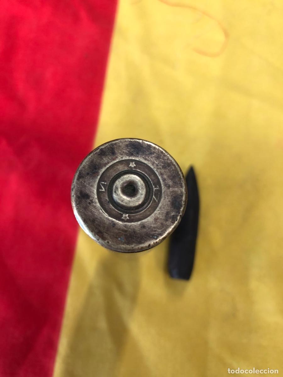 Militaria: PROYECTIL 14,5 x 114 mm. Bala de madera. - Foto 6