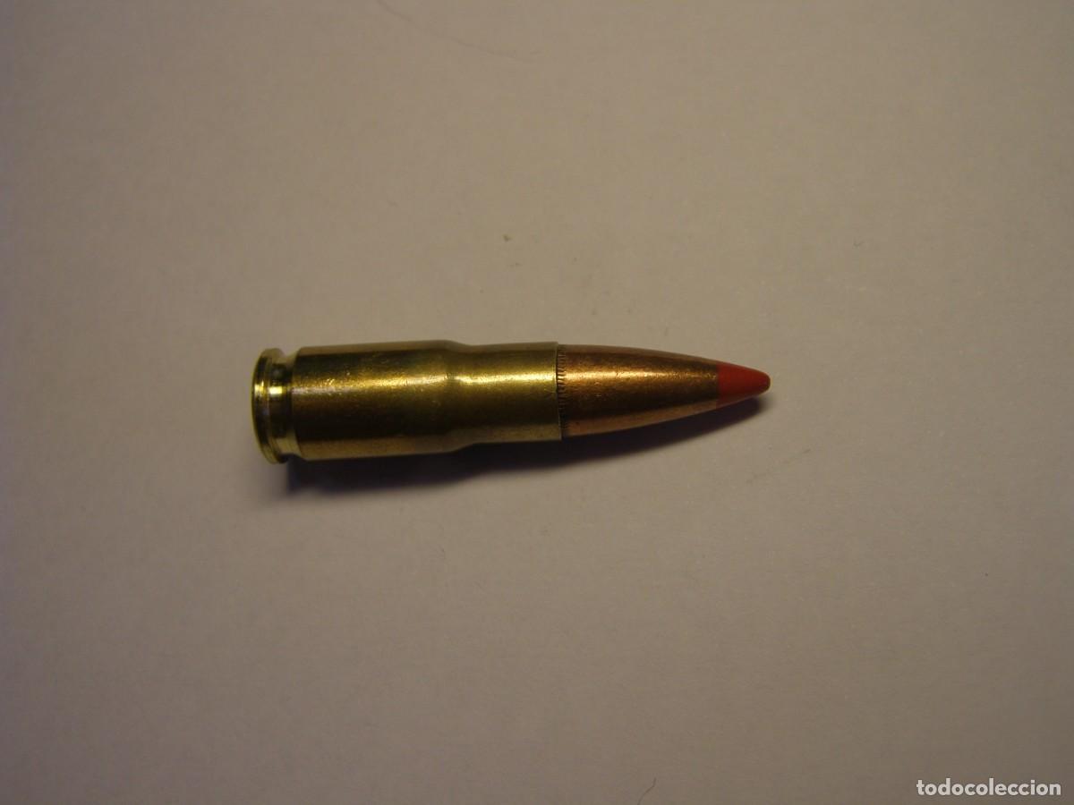 Militaria: Cartucho inerte calibre 7.62 x 24 Rega&ntilde;a.