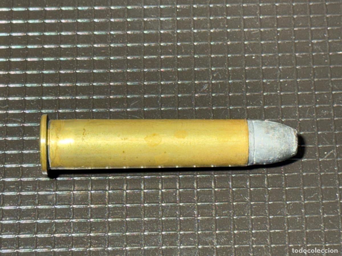 Militaria: .45-70 Government Springfield antiguo calibre Inerte para colecci&oacute;n.