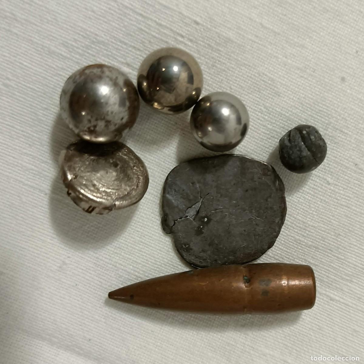 Militaria: Colecci&oacute;n de proyectiles y ojiva de bala. - Foto 5