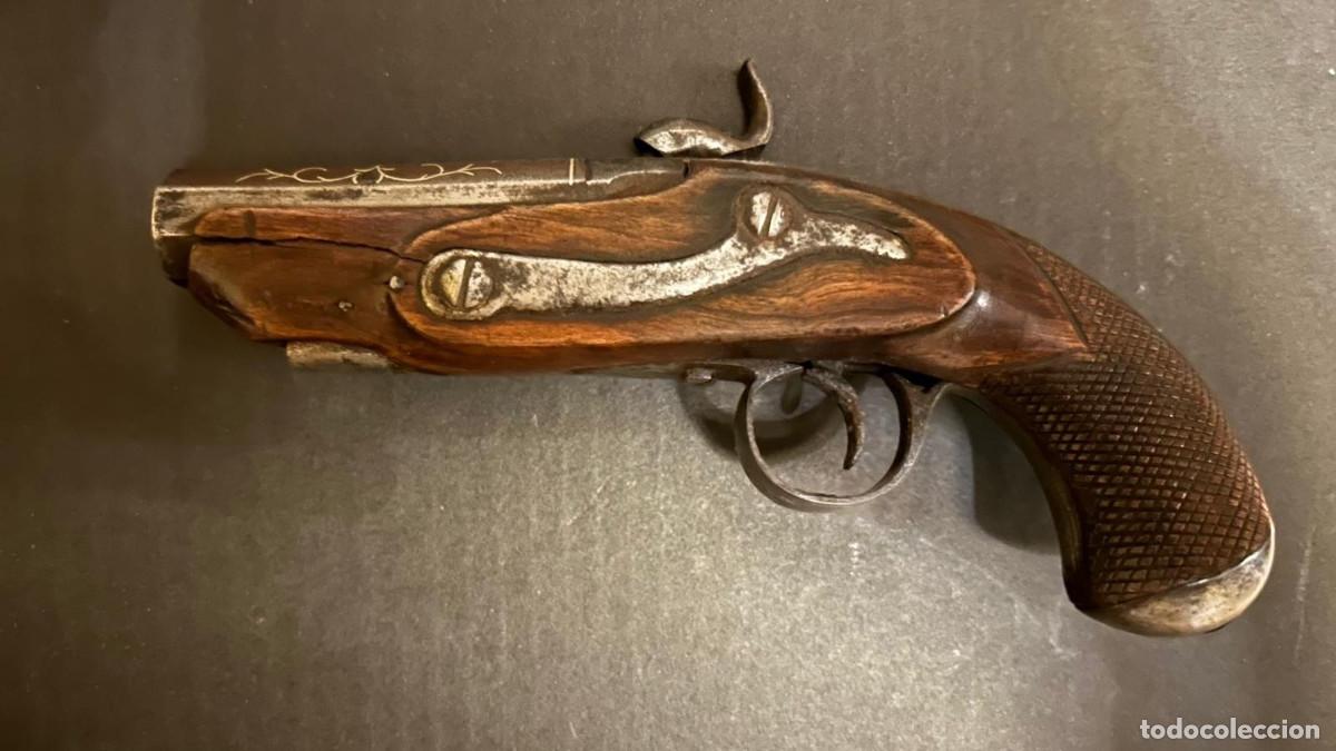 Militaria: Pistola de percusi&oacute;n compacta