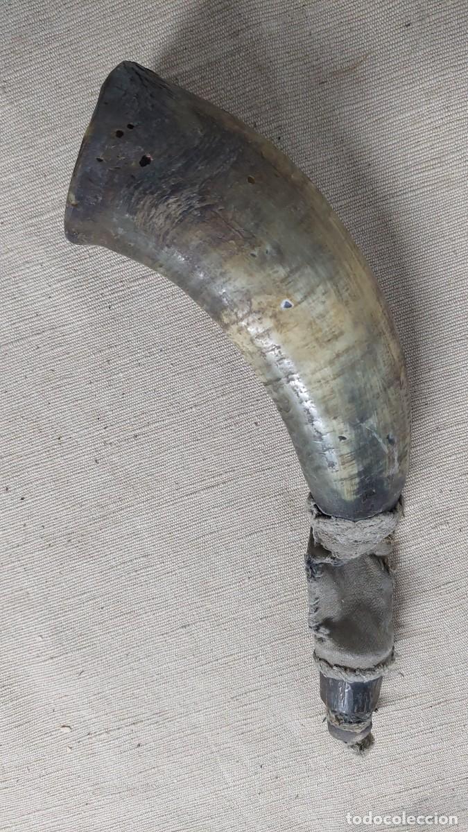 Militaria: Antigua plomera en asta - Foto 2
