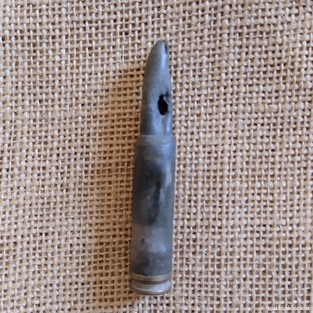 Militaria: BALA DE FOGUEO PERCUTIDA 7,62X51 OTAN